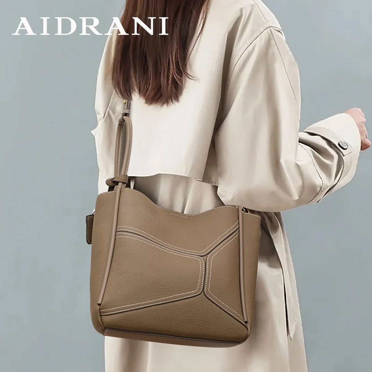 women's bag 2024 Tote leather new Fashion commuter Ladies retro bag Aidrani
