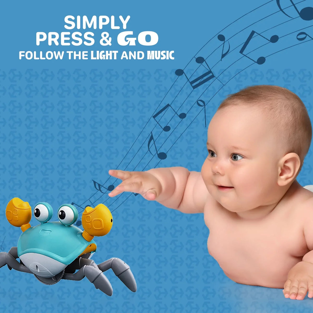 Old Crawl 36 10 Months Birthday Walking Infant Christmas And 5 Toys - Gift 12 Learning 9 Toddlers 6 & Crawling Colorful 11 4 Kids For 8 Nikias Crab Ideal 3 7 & Baby