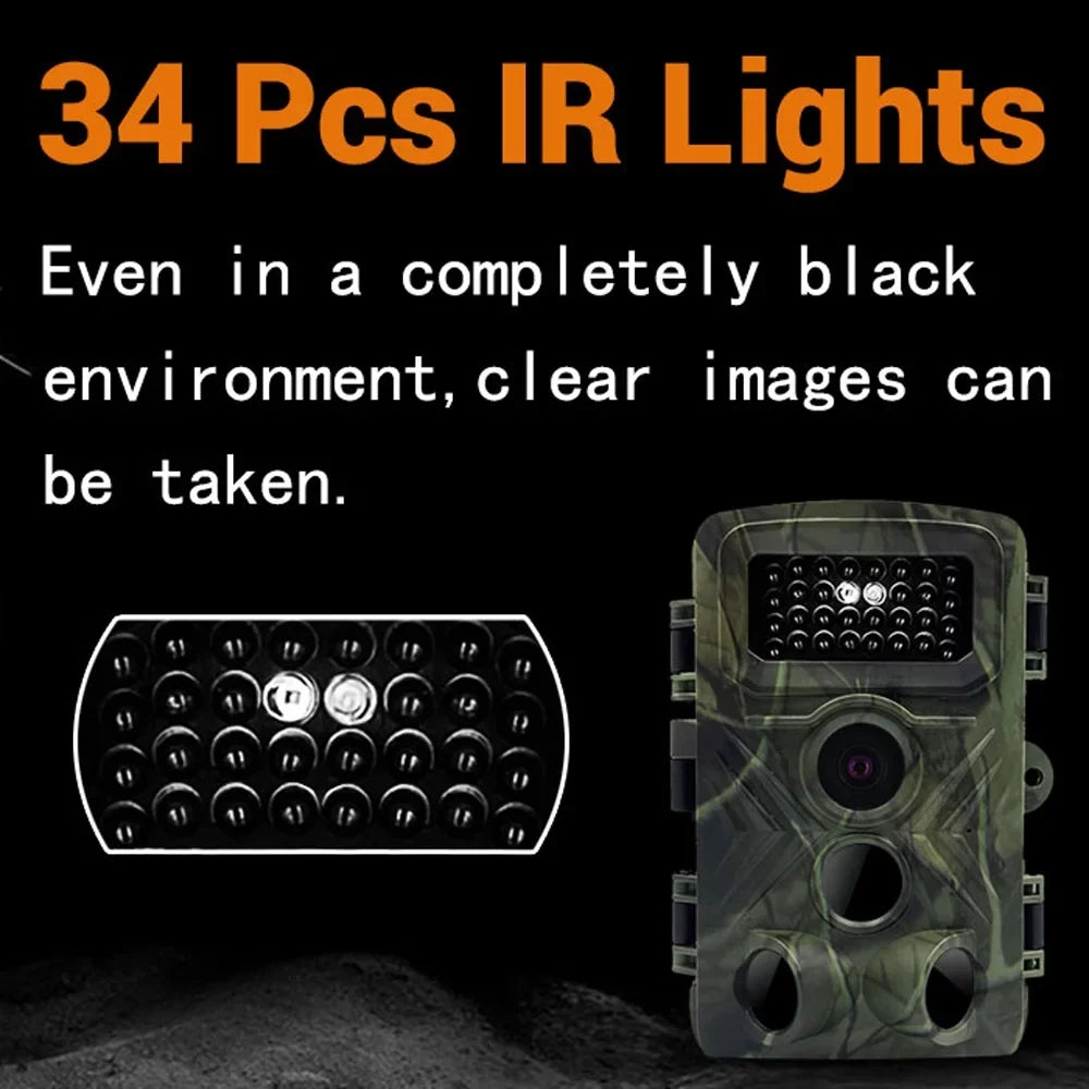 Inch 2.0 Night-Visions Waterproof Infrared Day Night Field Trail Detection 32MP TFT IP66 Display Hunts Camera Color Camera Camera Use 1080P Outdoor