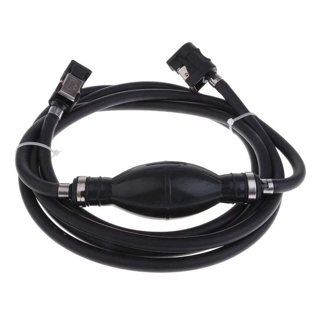 Boat Black, with Line Bulb Outboard Fuel - 6.5x11mm Primer Motor Hose Motors Connector And