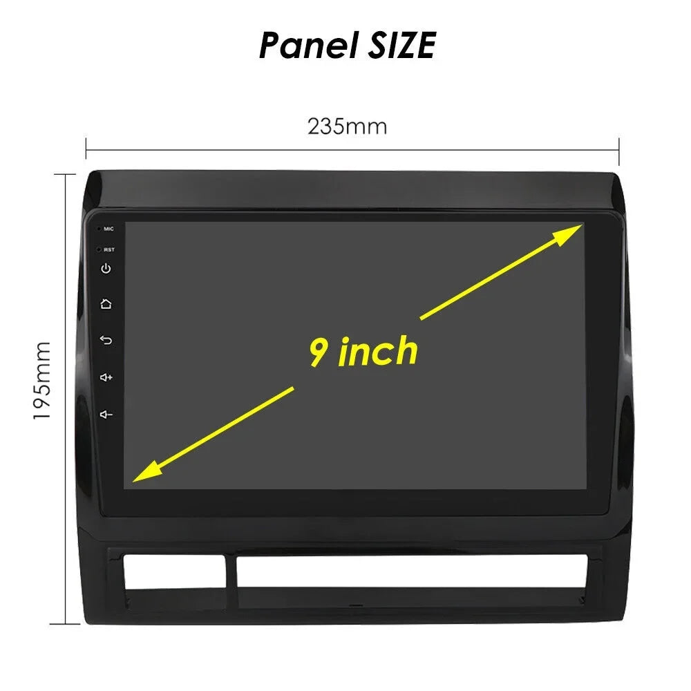 Fit 2005-2015 1280*720 Car Octa Radio IPS NAVI GPS Core Weather Carplay DSP Tacoma 9inch Android 4+32GB Stereo Toyota AM FM