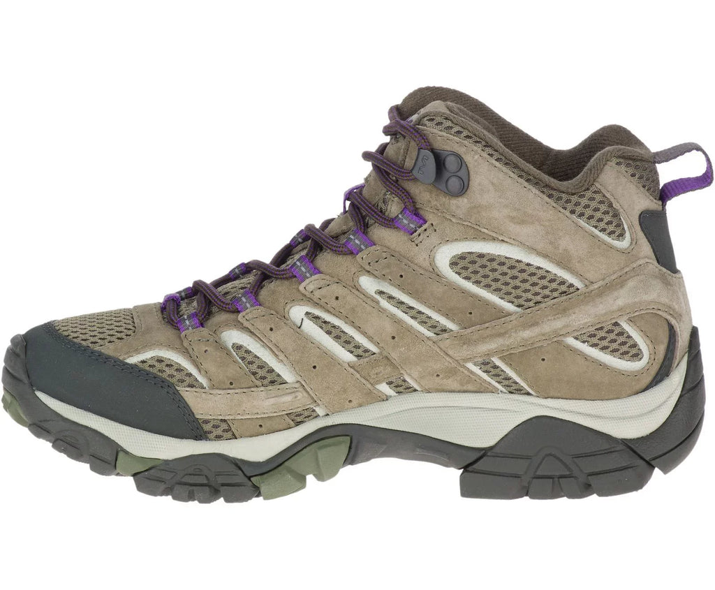 Size Wide Merrell 2 Ventilator Shoes, Hiking Moab Mid Women's 8.5 Olive,