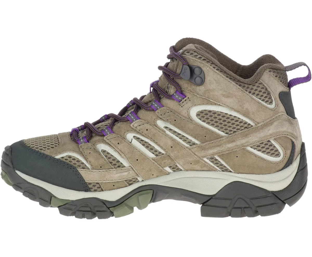 Size Wide Merrell 2 Ventilator Shoes, Hiking Moab Mid Women's 8.5 Olive,