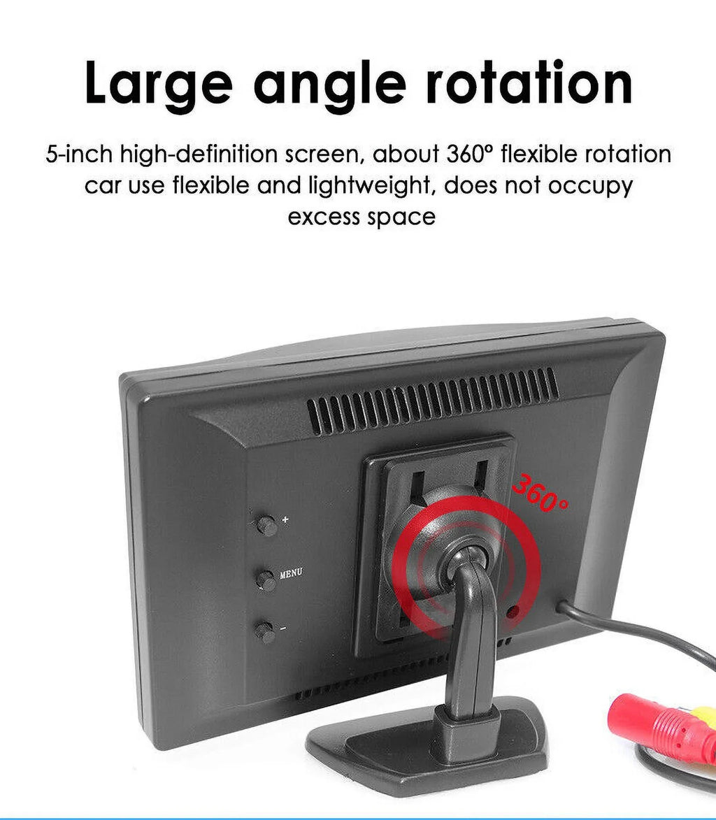 Backup Vision Rear Wireless Car Camera 5" HD Waterproof Monitor kydely Kit Night View