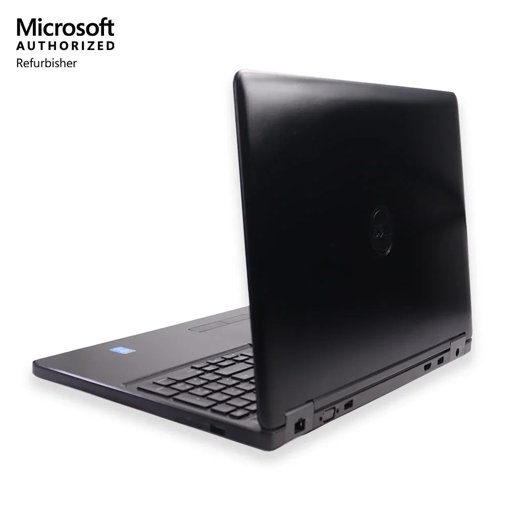 SSD Laptop 512GB and (Refurbished) 15.6" 10 Laptop Professional Keyboard Wi-Fi - Dell Restored with Notebook For PC Backlit 8GB E5550 Business, Windows HDMI