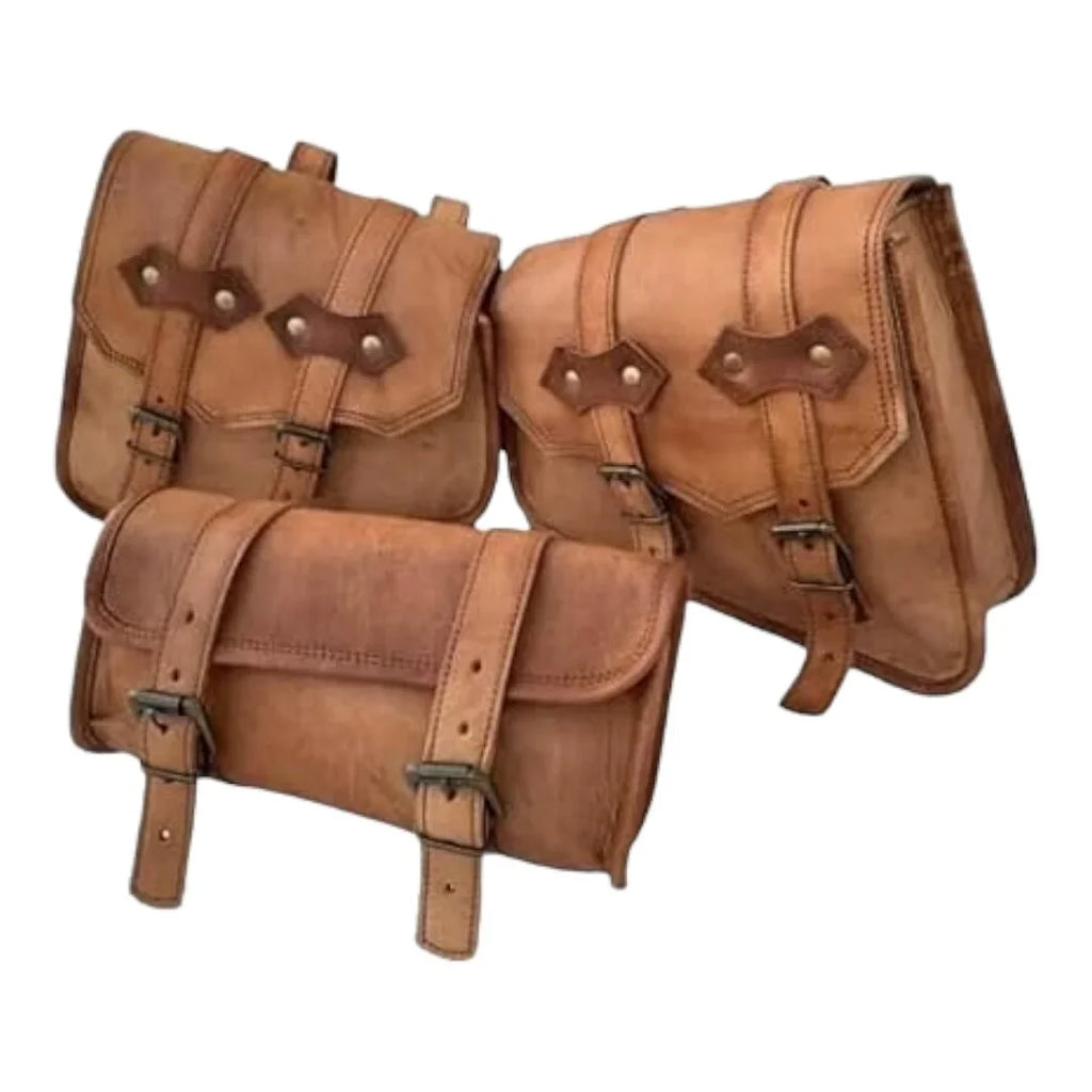 for - of Set Practical or Leather Her and Bag Him 3 Premium Gift Saddle Stylish