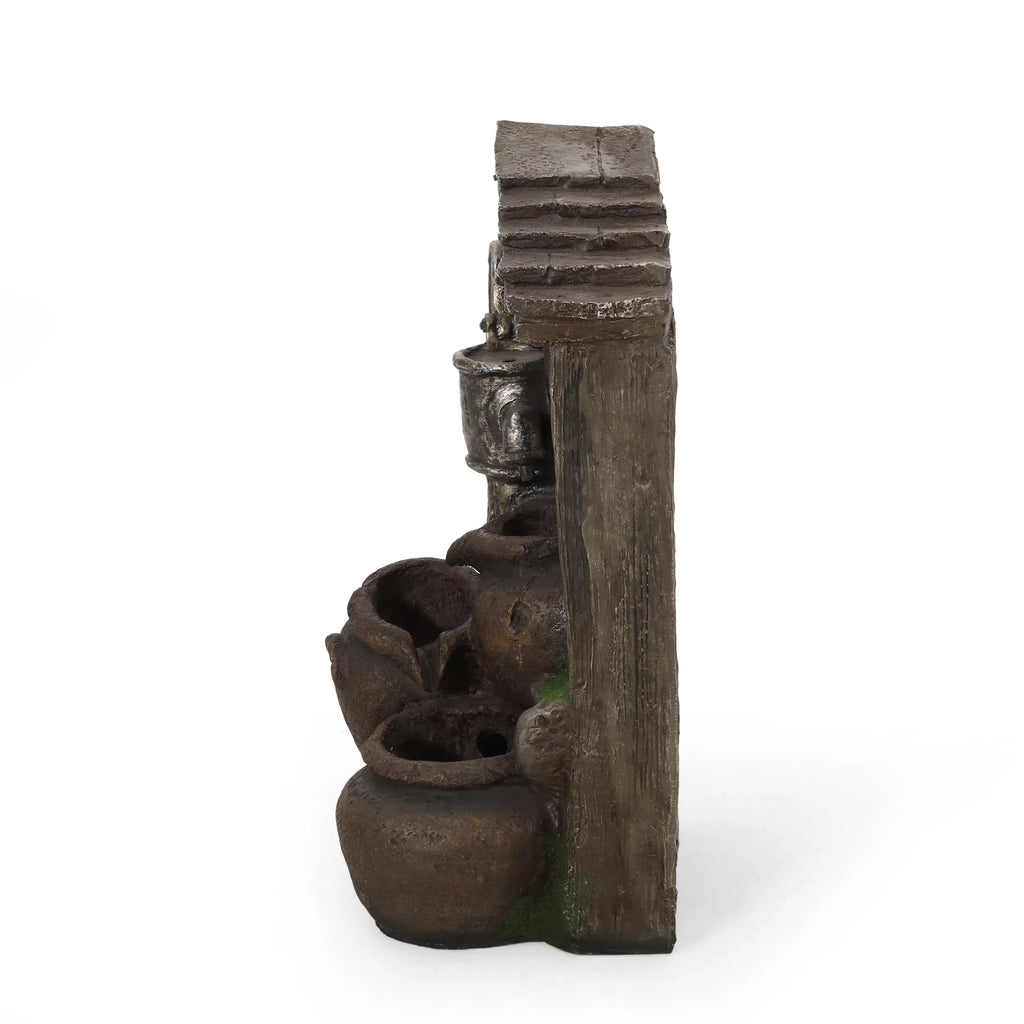 and Jar Outdoor Gray Brown 3 Haralson Fountain, Tier