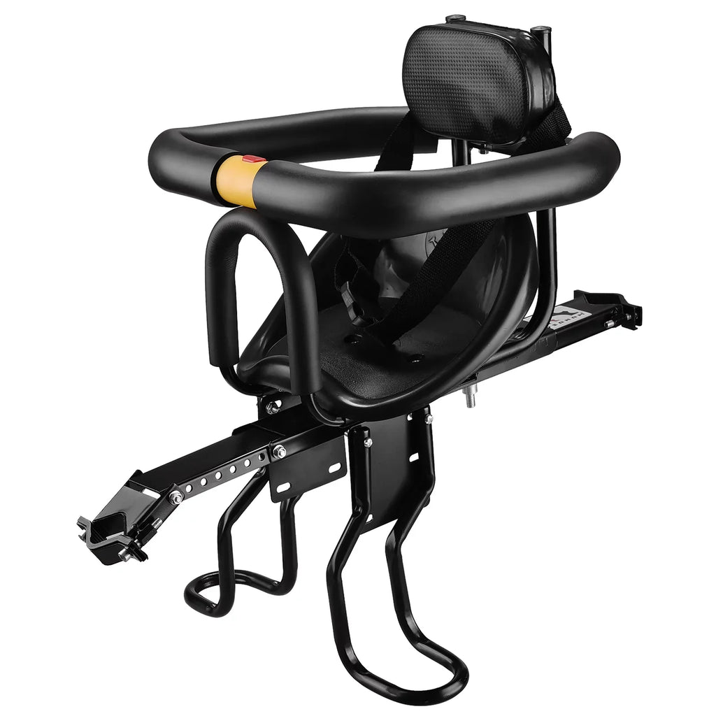 1.11.5in Safety Front with Saddle Rest Compatible Back in Tube Foot Child Caliber Bike Support Bike Seat with Pedals Kids