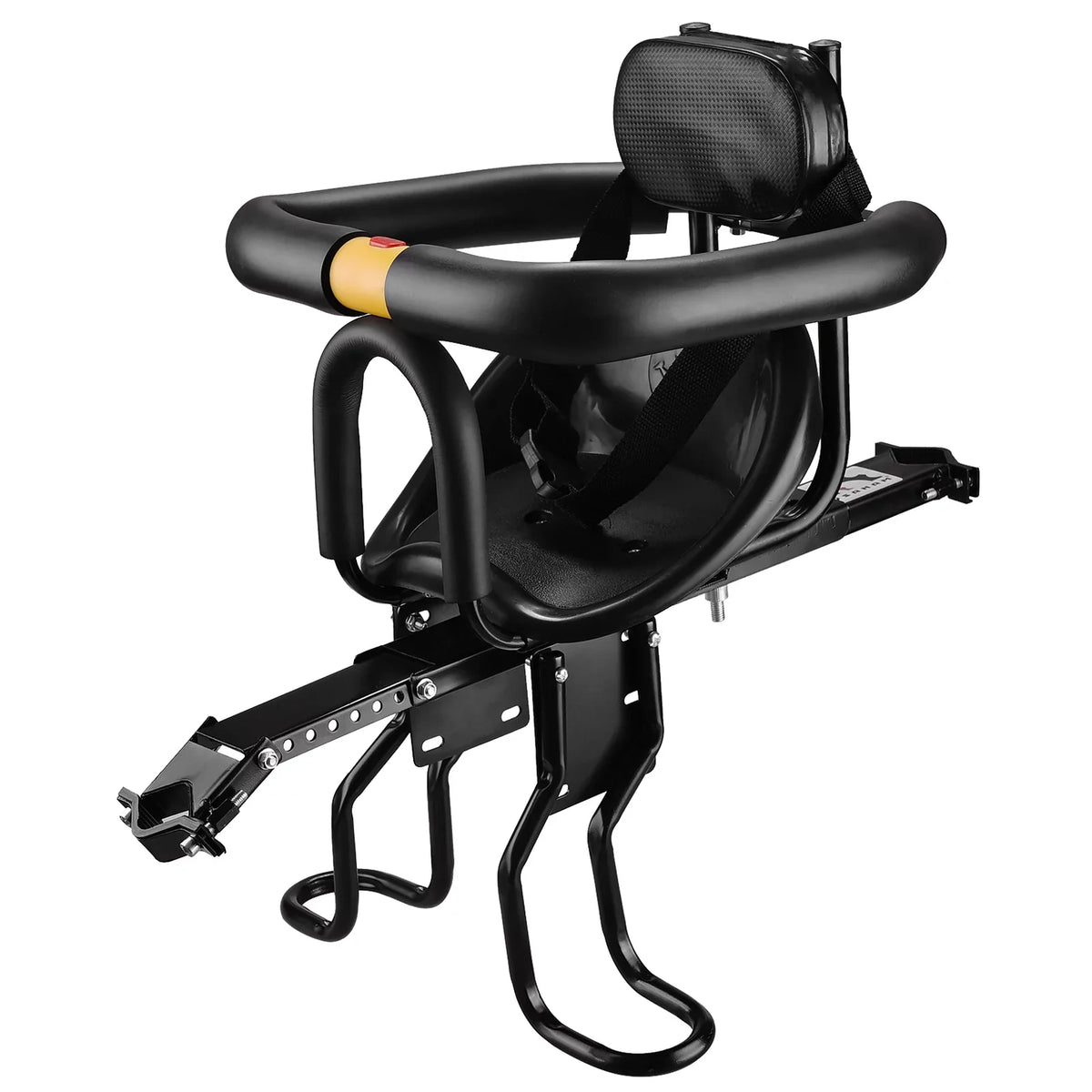 1.11.5in Safety Front with Saddle Rest Compatible Back in Tube Foot Child Caliber Bike Support Bike Seat with Pedals Kids