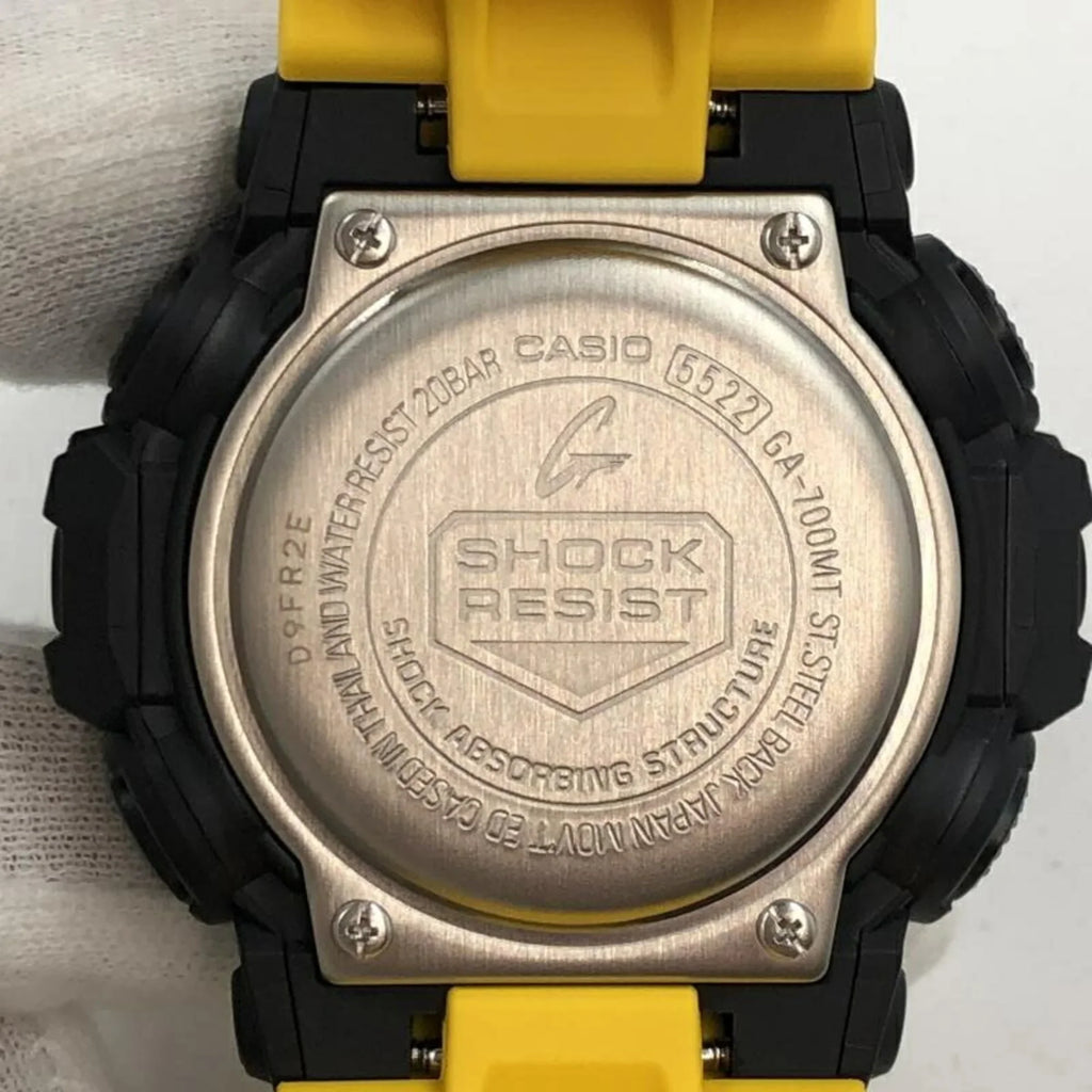 Watch Pre-Owned GA-700MT-1A9JF Yellow (Like New) G-SHOCK G-Shock CASIO Quartz