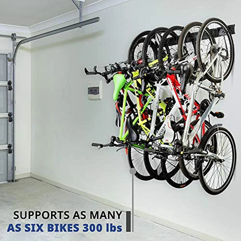 RaxGo Hanger Wall Adjustable Garage Hooks 6 Mount Rack Storage Bicycle Bike with