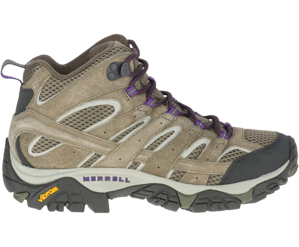 Size Wide Merrell 2 Ventilator Shoes, Hiking Moab Mid Women's 8.5 Olive,