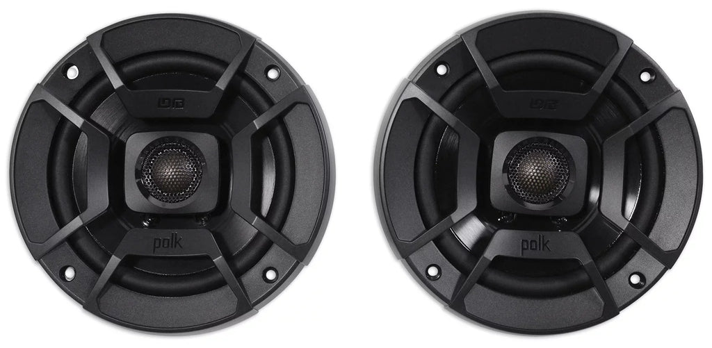 Polk Rockville with Audio RPB1 Speakers Bundle 600w Audio Car (2) Watt 5.25" Marine/ATV/Motorcycle/Boat (2) 10 DB522