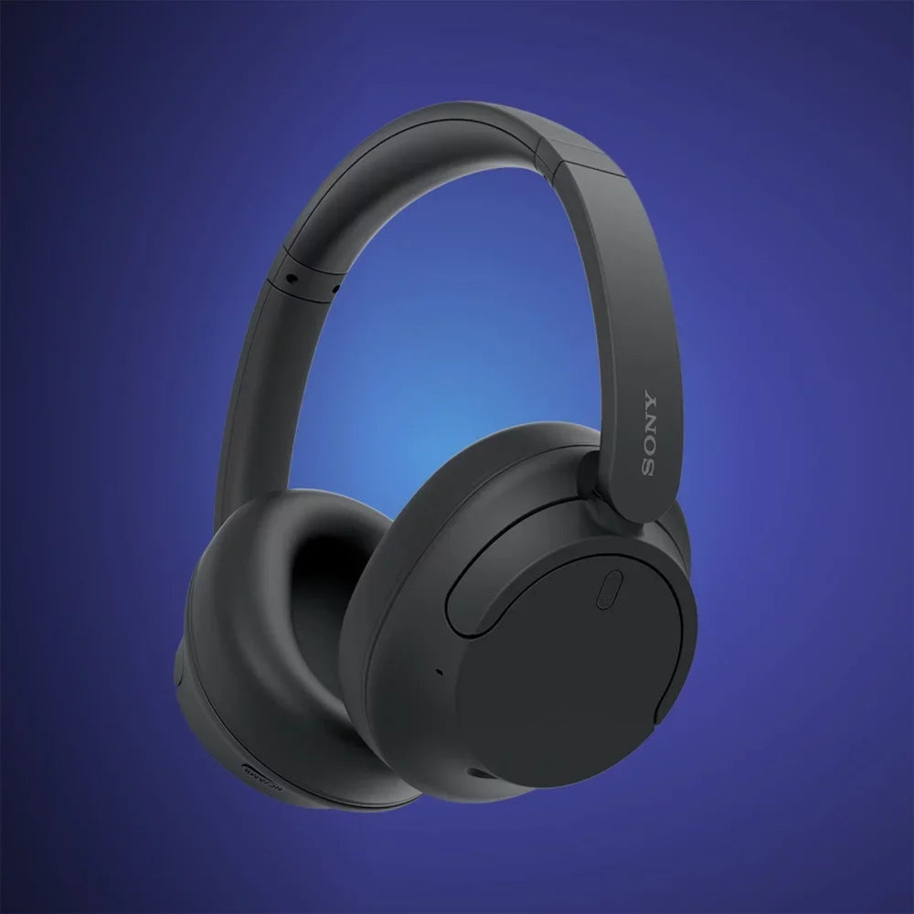 WH-CH720N/B Headphone Pro Case Cleaning Cloth Stand Gear Noise Black Microfiber Deco + Cancelling Audio Wireless + Bundle Hard with Sony Headphone,