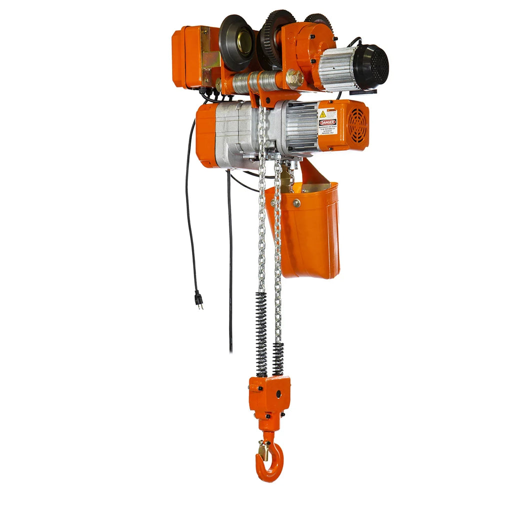Trolley Electric 20 Ton 220V G80 Prowinch Hoist ft. M3/H2 Chain Chain 1 Power