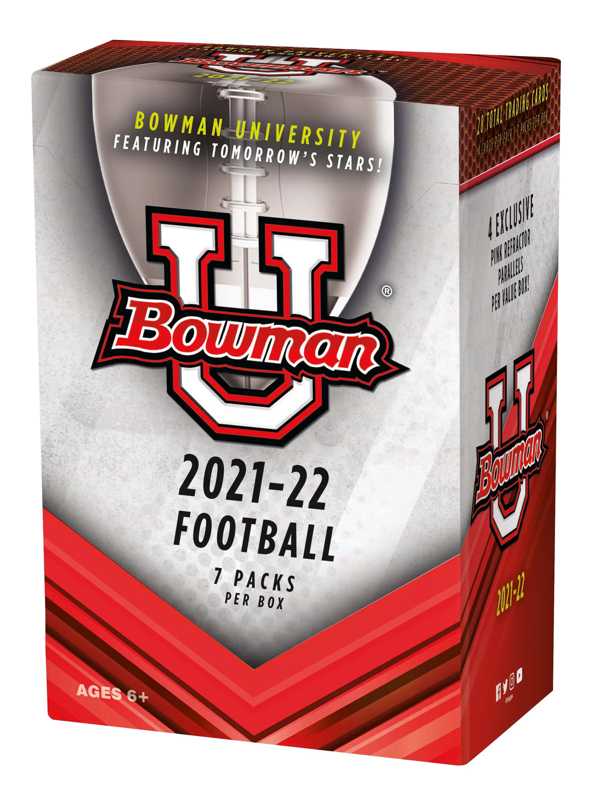 Blaster Trading 2022 Football Cards University Bowman Topps Box