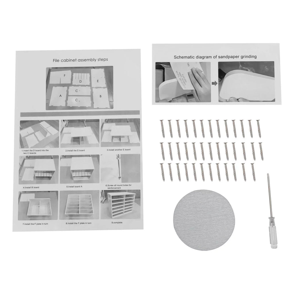 Literature 27 Slots Holder Design Sorter Organizer File Paper Storage Mail Open