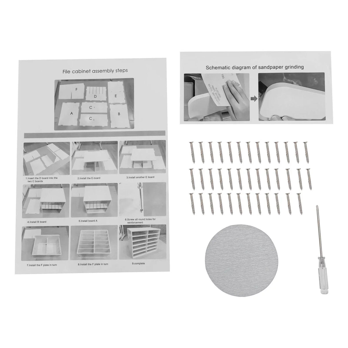 Literature 27 Slots Holder Design Sorter Organizer File Paper Storage Mail Open