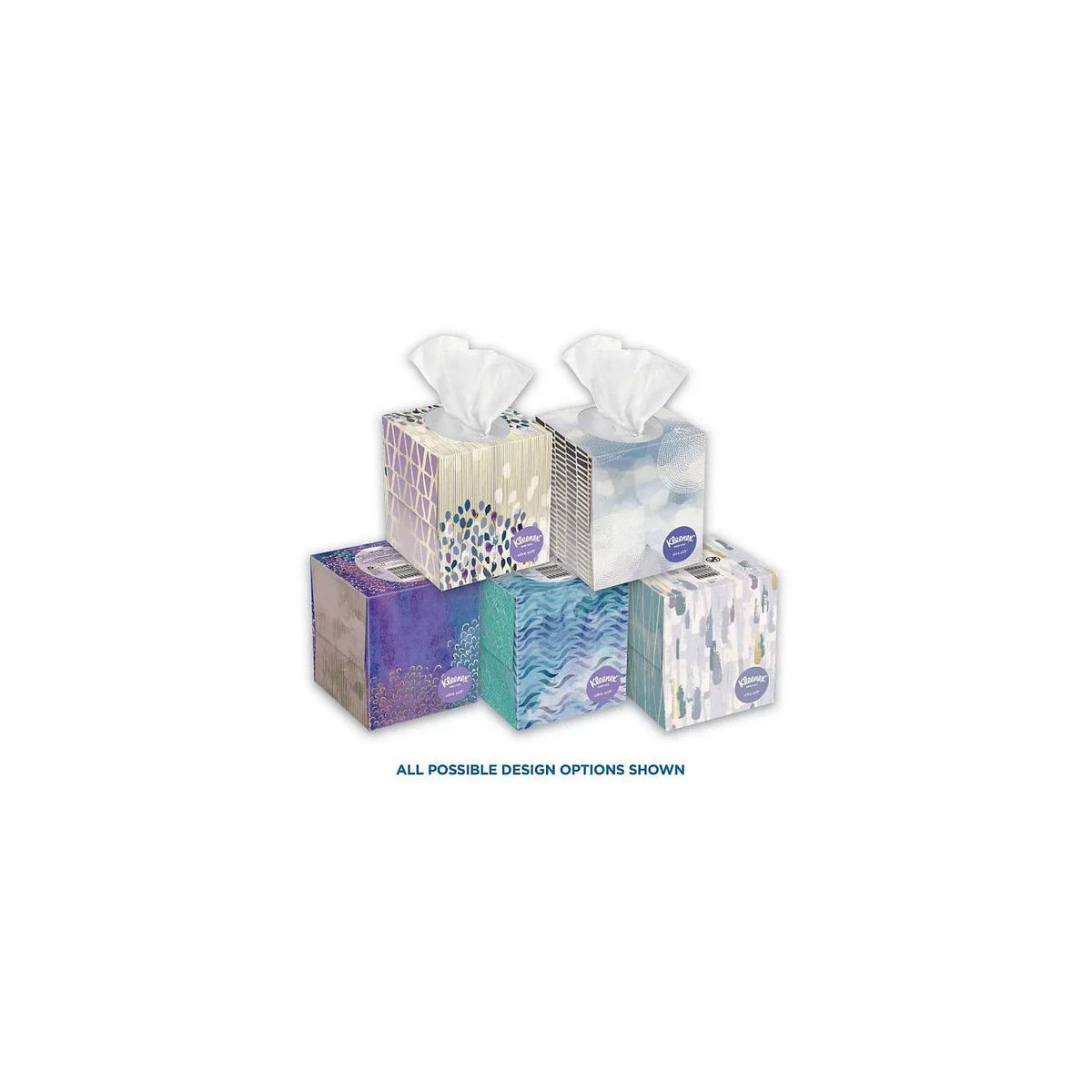 Kleenex tissues) Boxes Cube Pack, - Soft Facial (12 65 Tissues Ultra