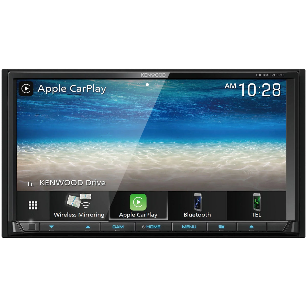 Kenwood Camera Rear Mounting Plate CMOS-320LP with View MultiMedia License DDX9707S Receiver with Multi-Angle