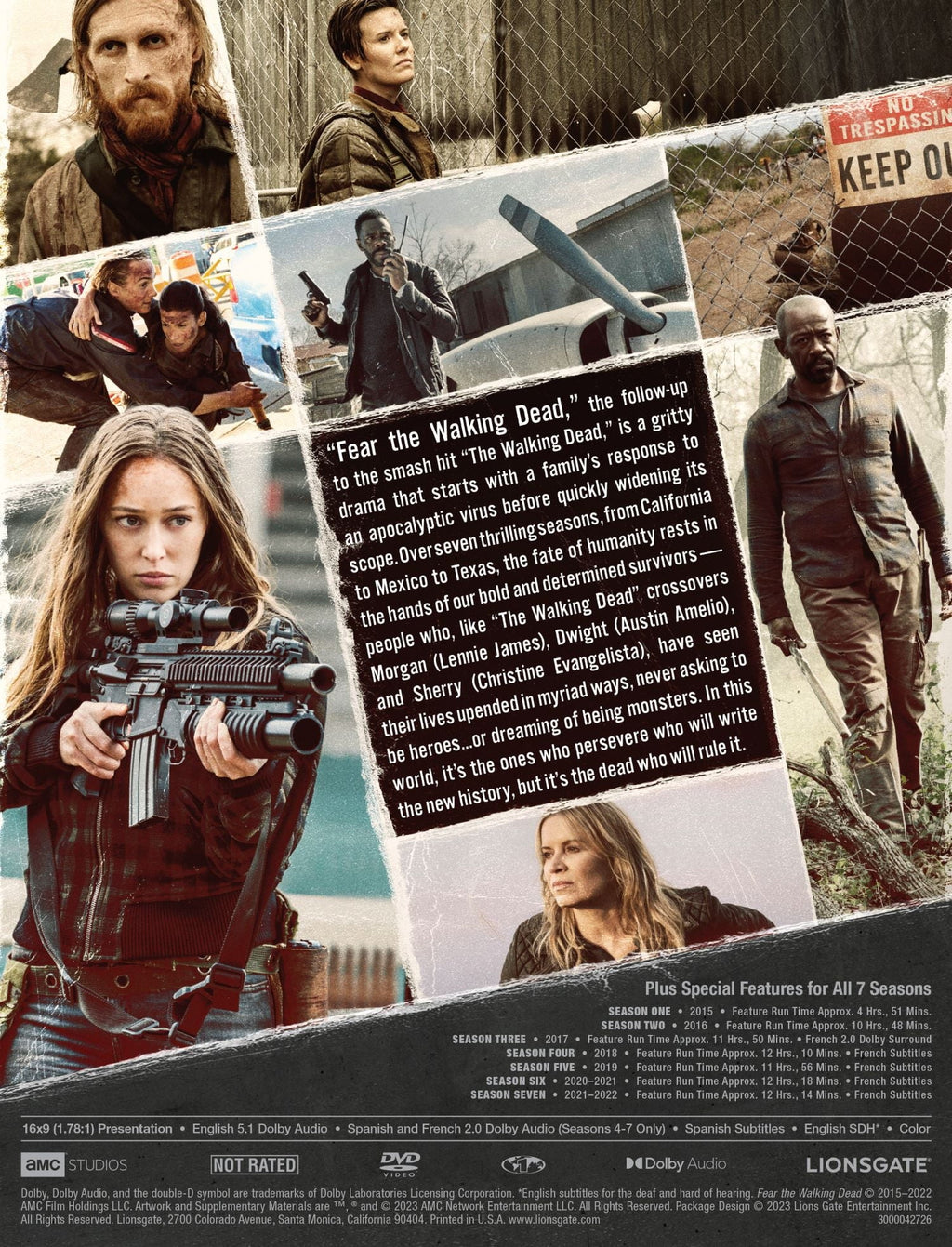 Walking WM Season 1 The (DVD) Fear Exclusive 7 - Dead