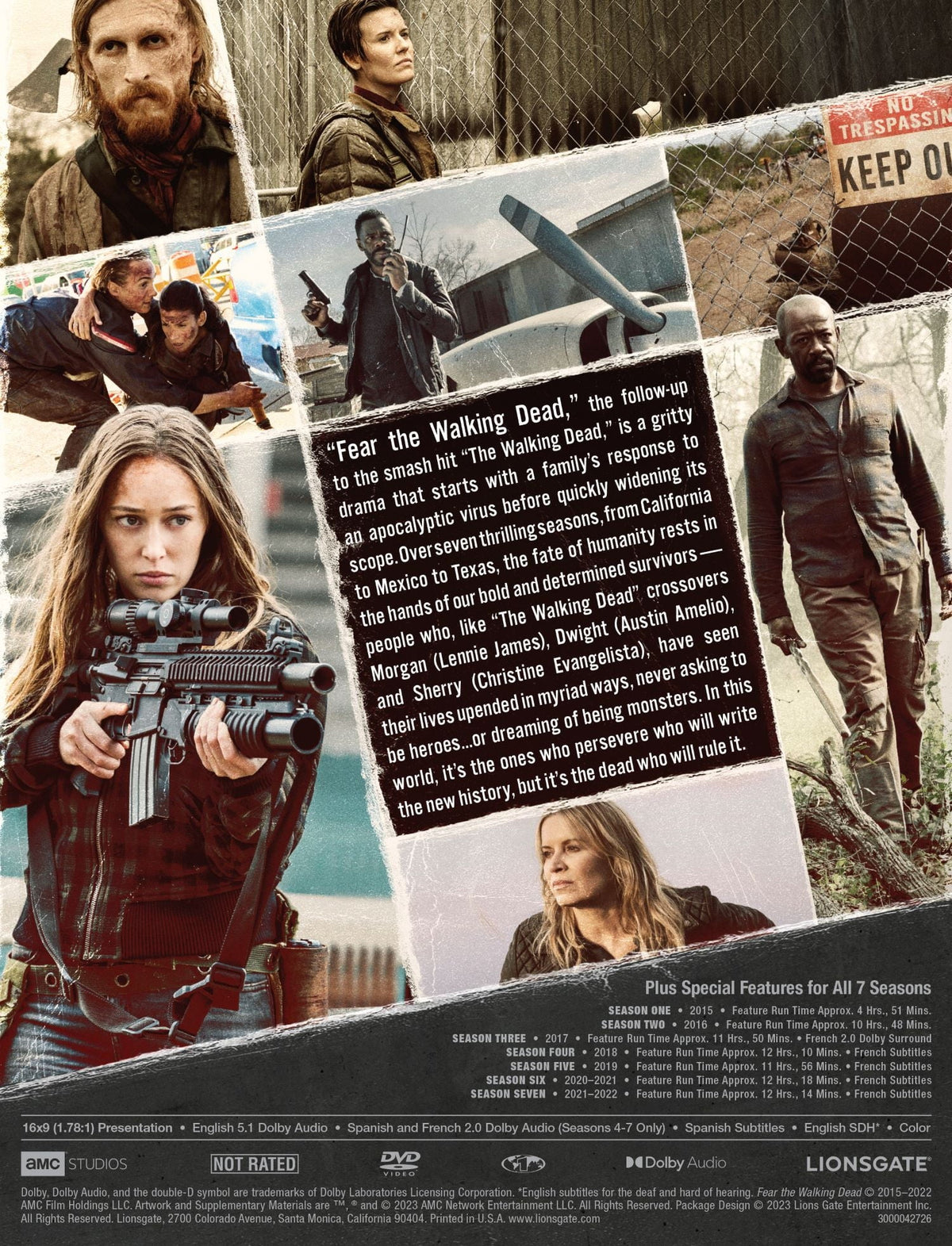 Walking WM Season 1 The (DVD) Fear Exclusive 7 - Dead