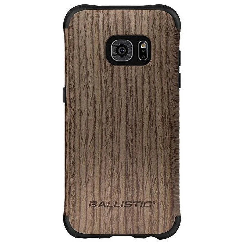 Co. Case, UT1689-B20N edge Urbanite Wood Ash Case Black/Dark Galaxy Ballistic Samsung S7 Select