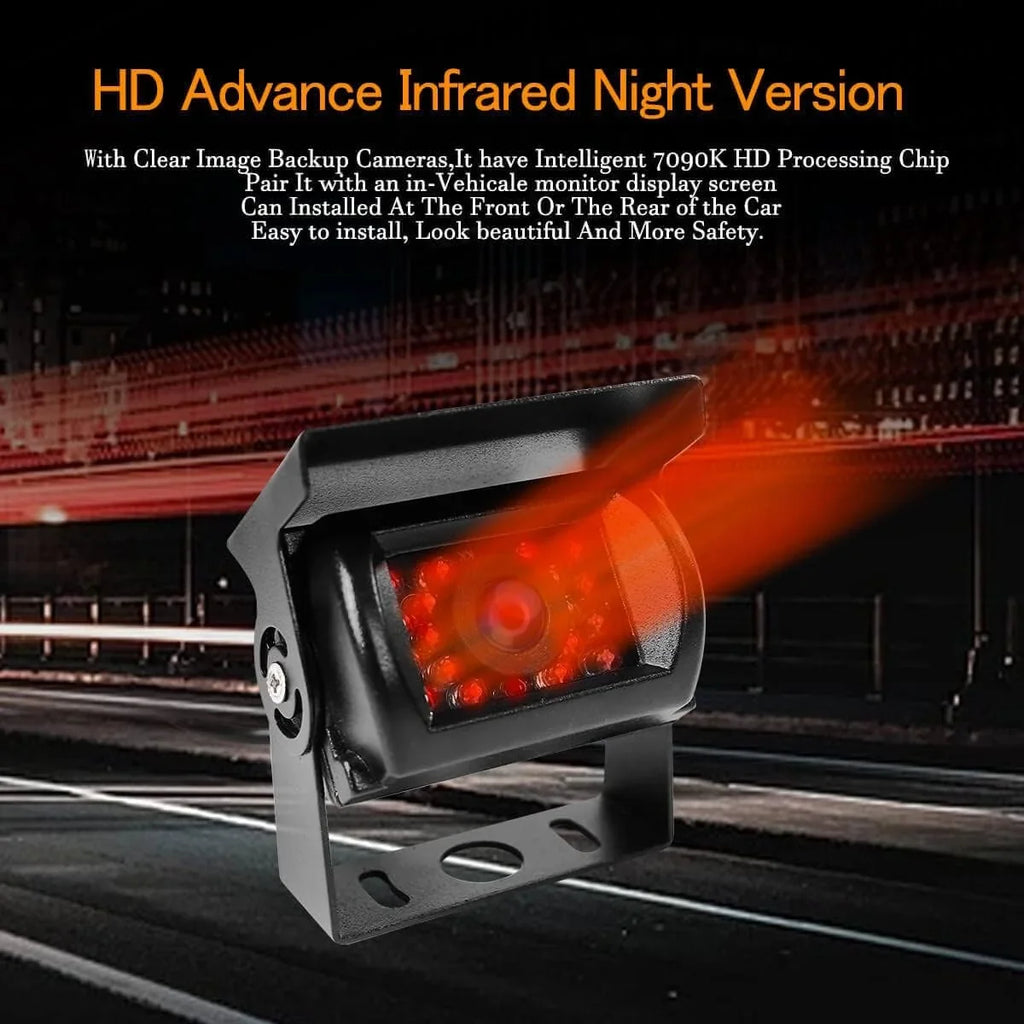 18 Camera View for with Bus Backup Night Backup Camera IP68 Parking Truck Vision, Waterproof Reverse Car Rear IR