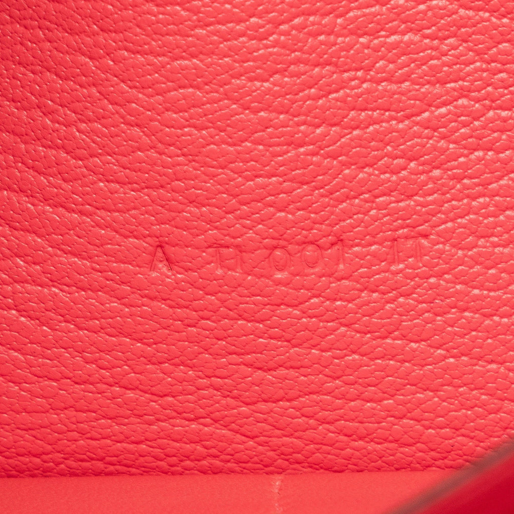 Authenticated Pre-Owned (Good) Wallet Leather Hermès Kelly Classic Wallets Pink Long Unisex Chevre Calf