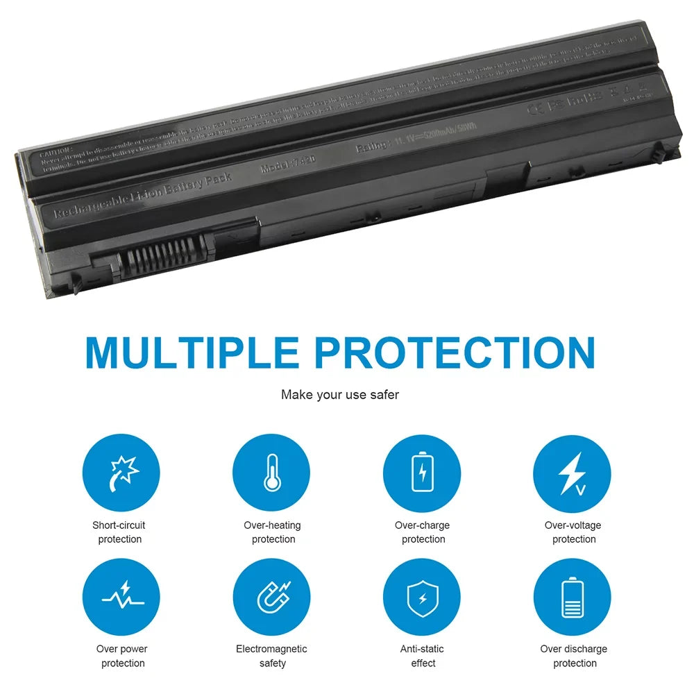 E6420 ✅Battery E6430 Dell T54FJ E6530 E5420 E6520 E5430 E5530 E5520 Latitude for