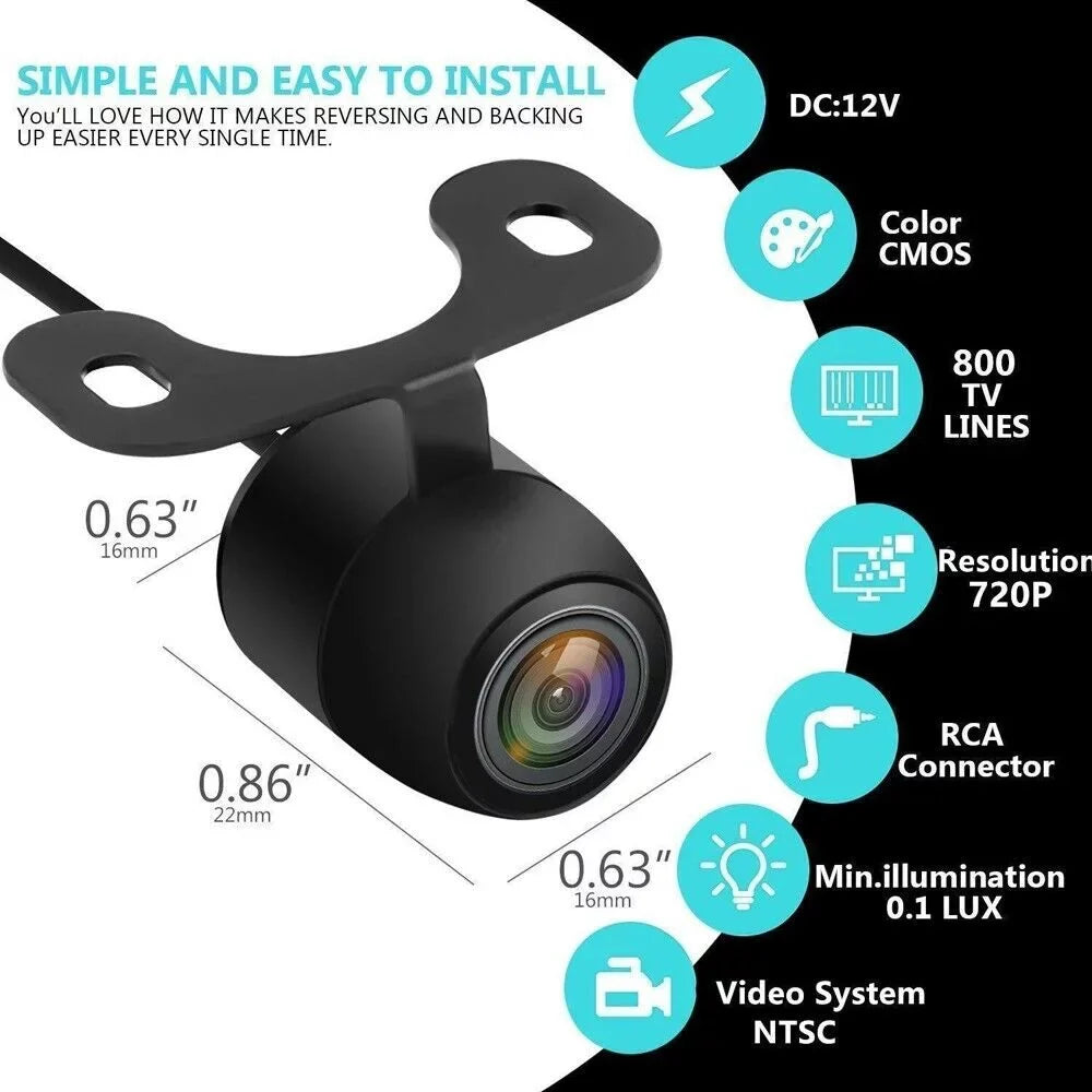 7inch Car Vision Parking Wireless Monitor Backup System Rear HD View + Night Camera