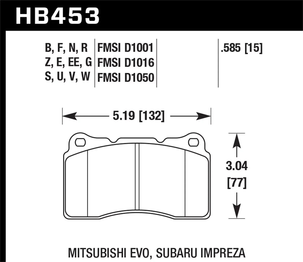 / 04-09 2010 DTC-30 Front / Camaro / (Track 09-10 Race Only) SS Evo Coupe STi 03-06 Bra Hawk Genesis