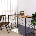40 Lacoo inches Home Desk, Desk Brown Study Simple Writing Modern Office