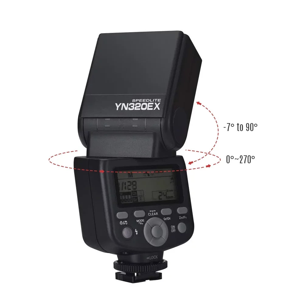 A6300/ A58/ A99/ A6000/ Slave 1/8000s Speedlite Flash 5600K Wireless Sony A7S/ A7/ YN320EX TTL Master A77 YONGNUO II/ A6500 GN31 for Camera A7R/ HSS