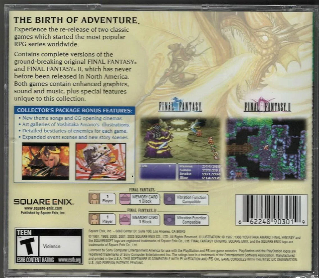 Sealed (Brand Factory Final New Fantasy Version) Hits) (Greatest PS US Origins P