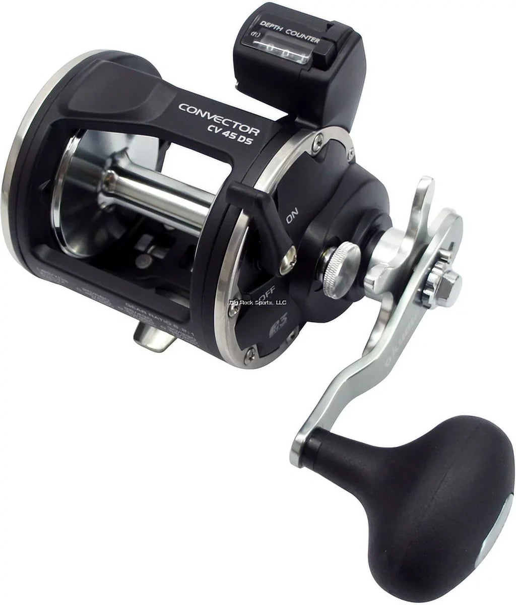 Hand Star Reel, CV-45DS - Convector Line Drag Fishing Right Conventional 6.2:1 Okuma Counter