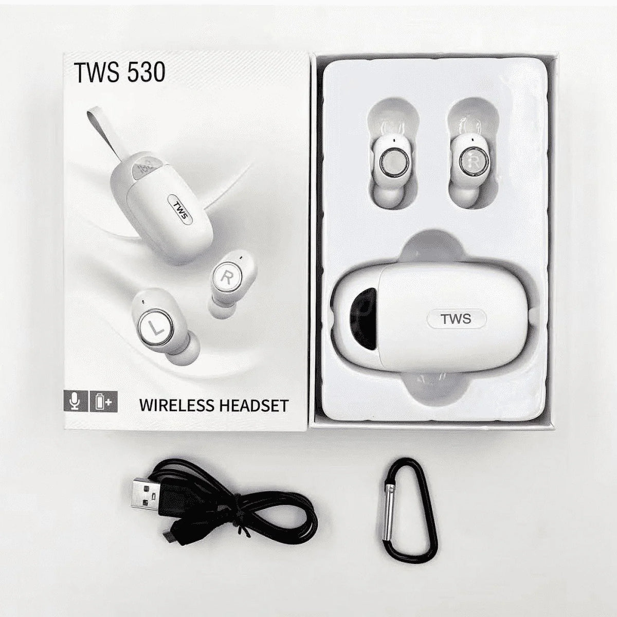 Case with 2000mAh Headphones in-Ear Stereo Sound mini For Touch Samsung Bluetooth True Wireless 5.0 Earbuds Duos Deep S5 Control Calls Bass , IPX7 with Galaxy Immersive Charging Sweatproof