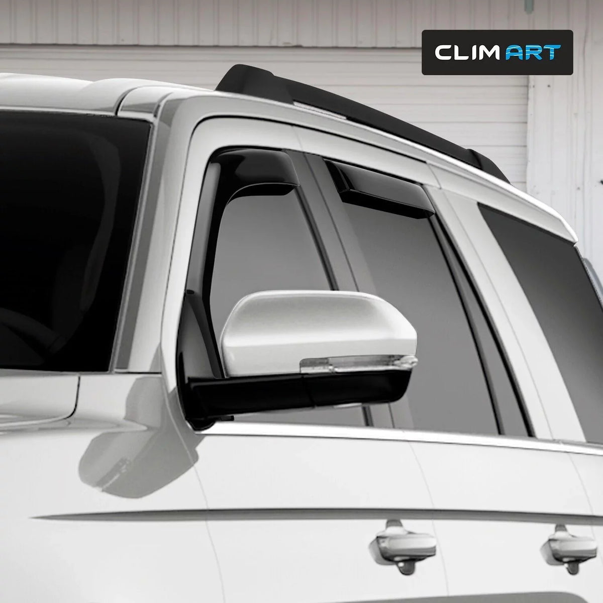 4 Original Expedition Guards in-Channel CLIM Deflectors, Visors, Incredibly Window Compatible Window with Durable ART 618291 pcs. Vent Rain Deflector, 2018-2024, - Vent Ford