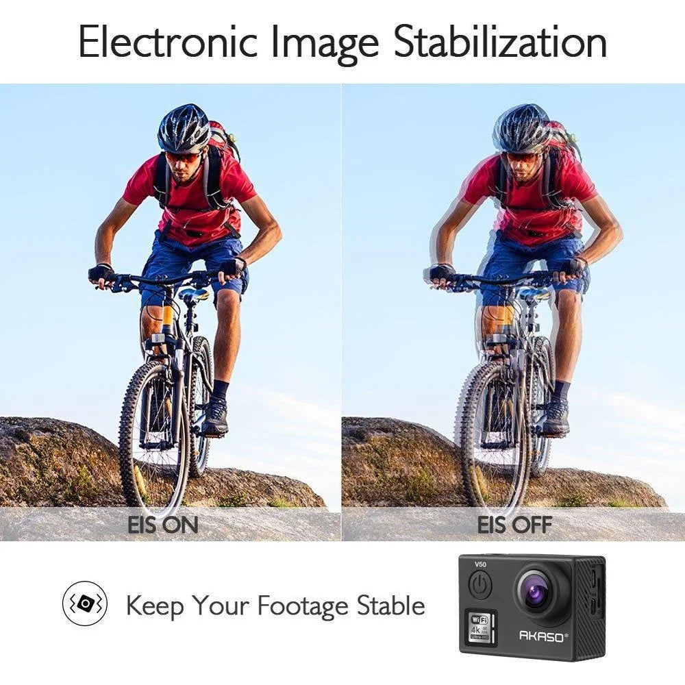 20 - Camera-Native V50 Box) Wi-Fi Action MP (Open with Akaso 4K/30fps
