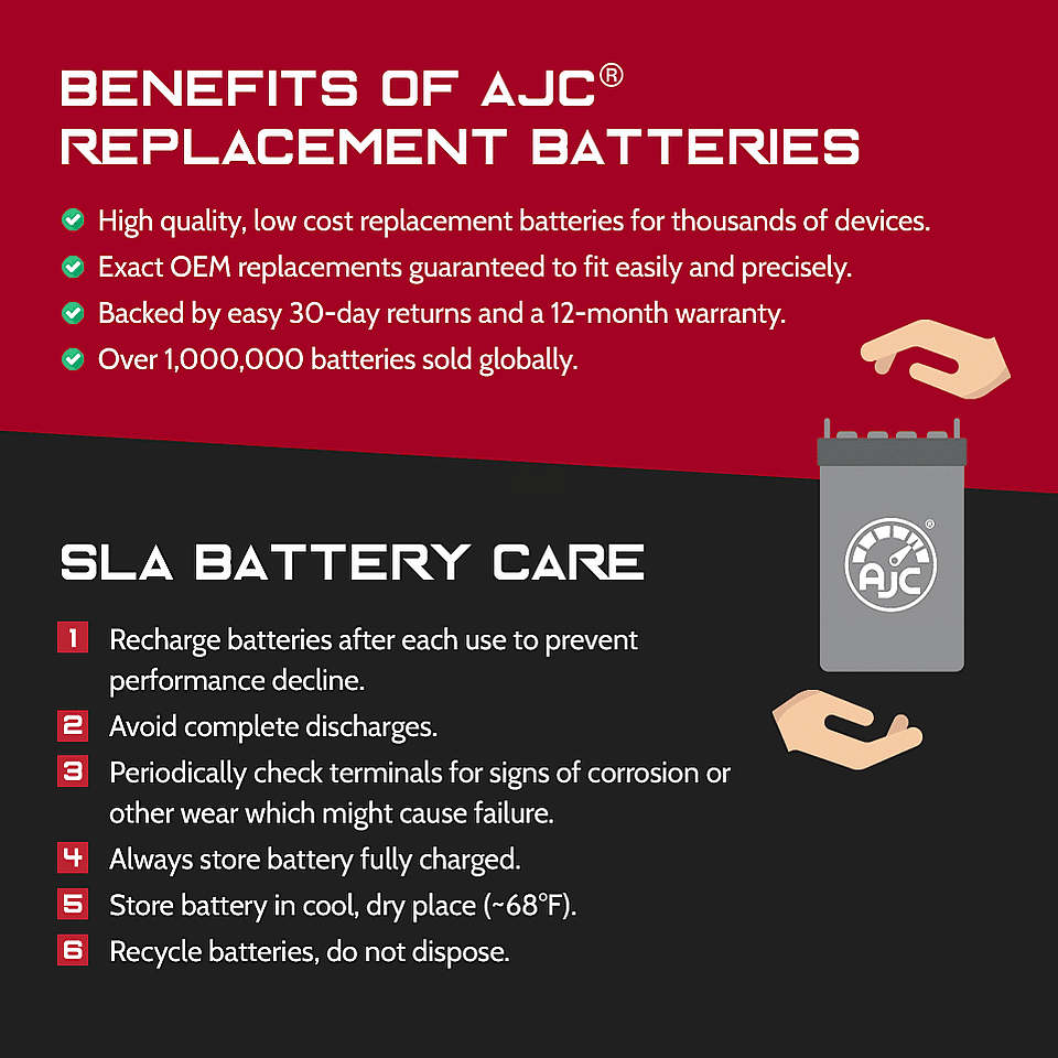 75Ah Brand Battery Mobility - Is Mobility an This 12V Replacement AJC Quantum Scooter R-4000 Pride