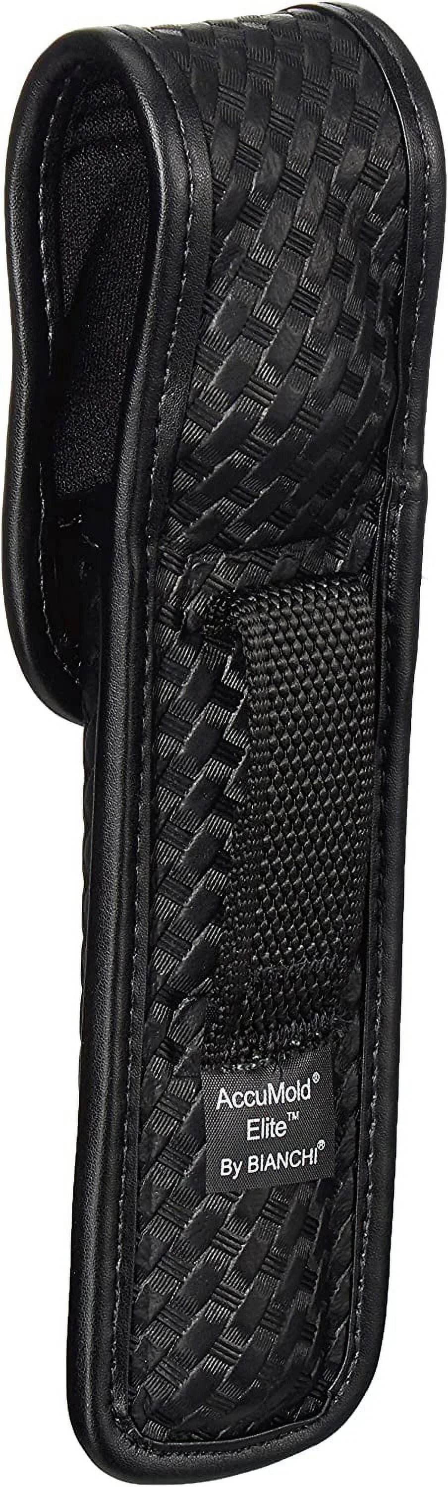 Size - Pouch Snap Covered 3) (Basketweave Brass Black, Elite Light Bianchi 22239 Bianchi Compact - Accumold 7911