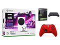S Controller and Xbox with Controller, Cable/Battery Series Wireless Microsoft Rocket Extra Console Fortnite League Keypad Red Charge Pulse