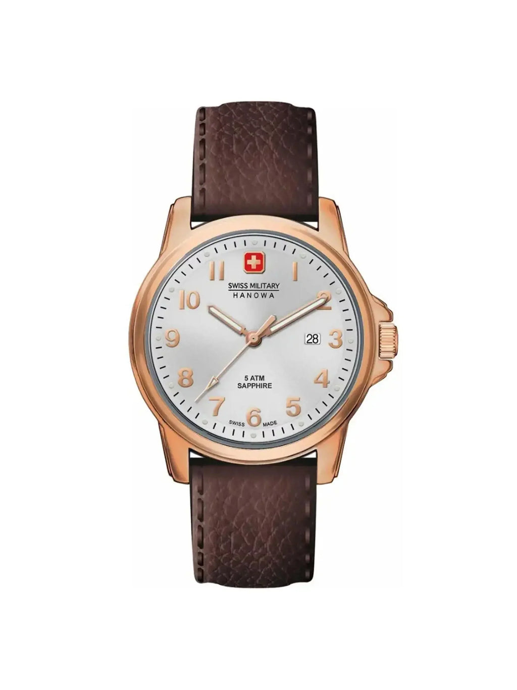 Prime Steel Watch Dial Military Silver Swiss Soldier Men Hanowa 06-4141.2.09.001