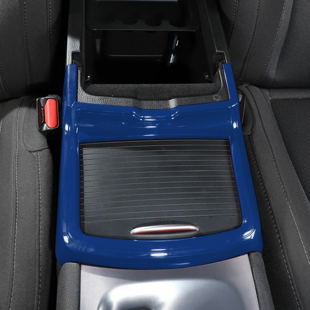 Central Panel Console + Trim Cover Cup Teledu Holder Inner Blue