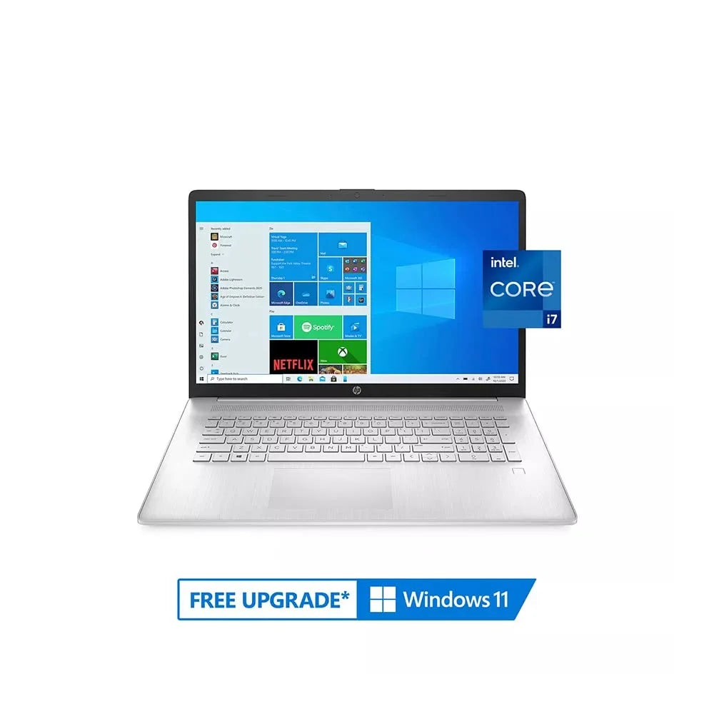 OS, Intel 17.3" Graphics, Windows HD Intel Silver, Computer, IPS 1TB 16GB Backlit HP SSD, Iris Xe 32GB Card Generation 11th Core Keyboard, HD 2021 Laptop RAM, PCIe i7-1165G7, FHD Audio, USB Webcam,