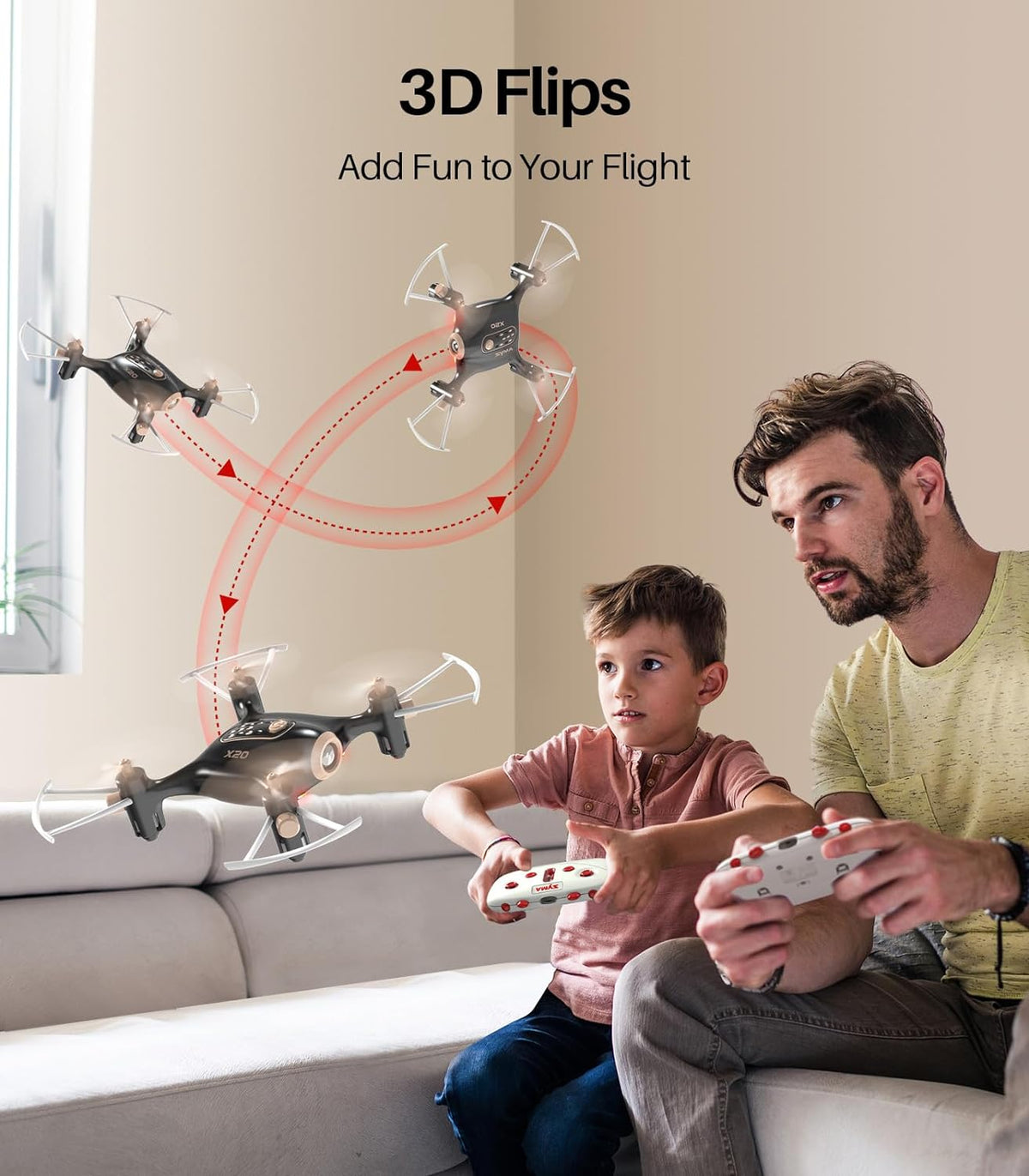 RC Black, Nano SYMA Gold Open Drone - Mini Box Hold for Altitude Kids, Quadcopter X20