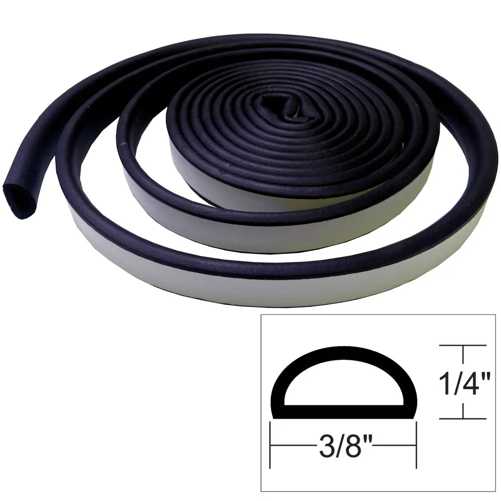 Black Marine V30-1333B10-1 3/8" x Tape 10', Seal 1/4" - TACO Weather x
