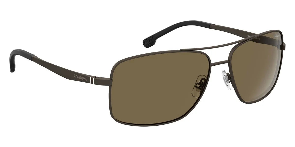 8040/S Bronze Carrera Sunglasses 009Q/SP 60 CARRERA Polarized Men's Rectangular