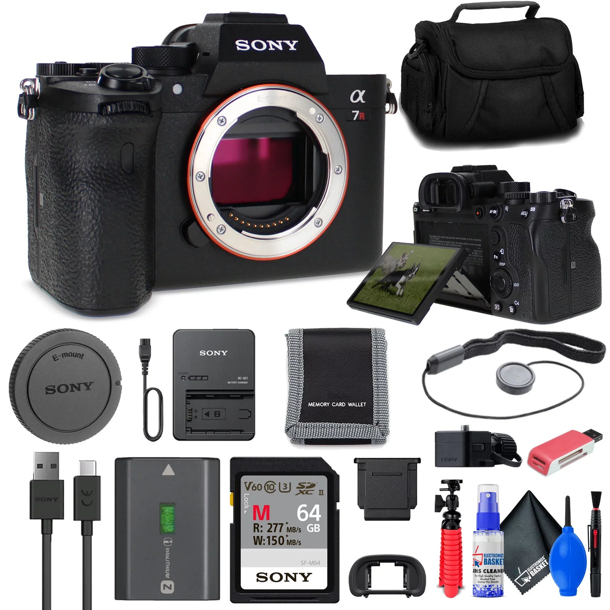 a7 Mirrorless Card Camera Lens 64GB + More IV Sony Sony + 24-70mm FE +