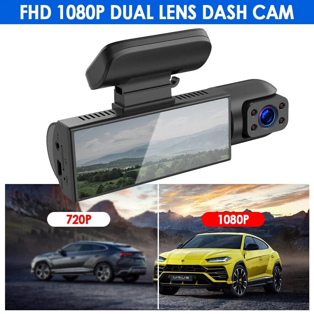 Cam - Safety Ensure Recording Front G·PEH Road Your and Lens Dash Dual Inside with